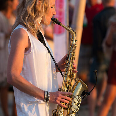 Saxofoniste Kirsten - strand